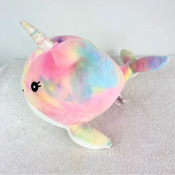 Squishmallow Natalie the Rainbow Narwal and piper the Penguin - Picture 7 of 10